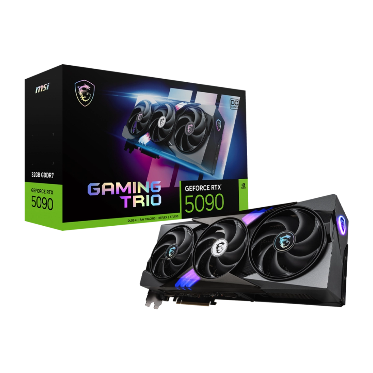 PLACA DE VIDEO MSI RTX 5090 GAMING TRIO 32GB GDDR7 OC
