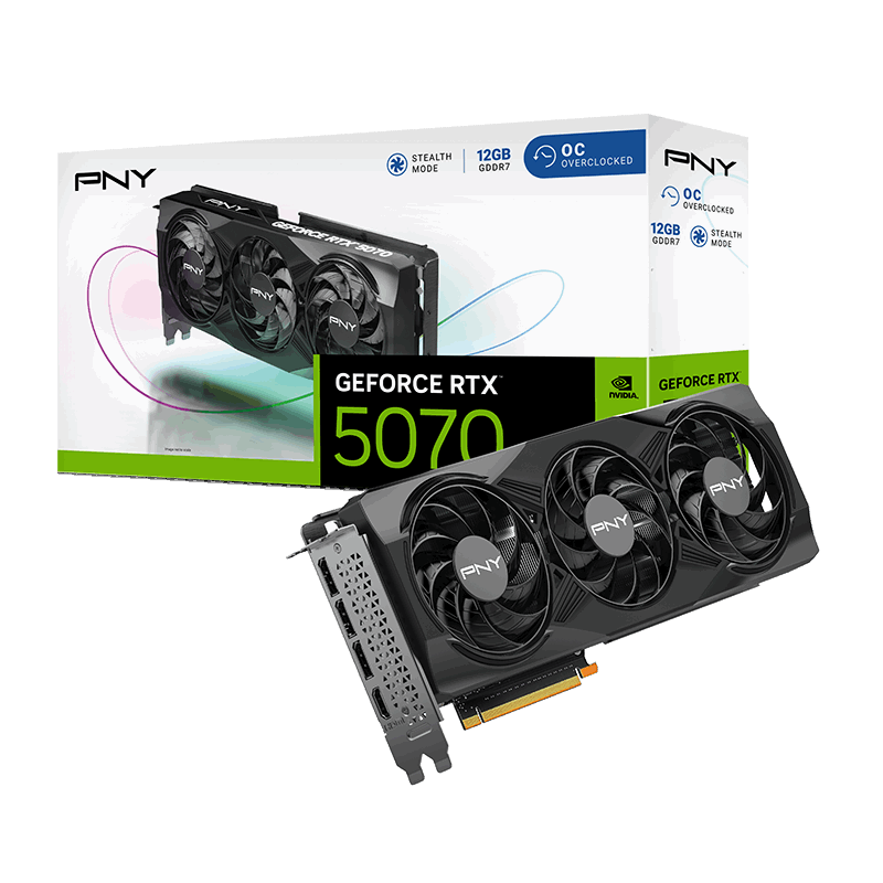 PLACA DE VIDEO PNY RTX 5070 12GB OC