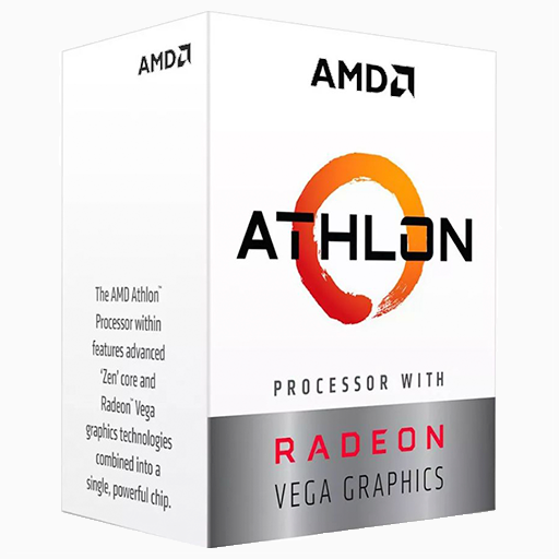 MICROPROCESADOR AMD ATHLON 3000G C/VIDEO C/COOLER AM4