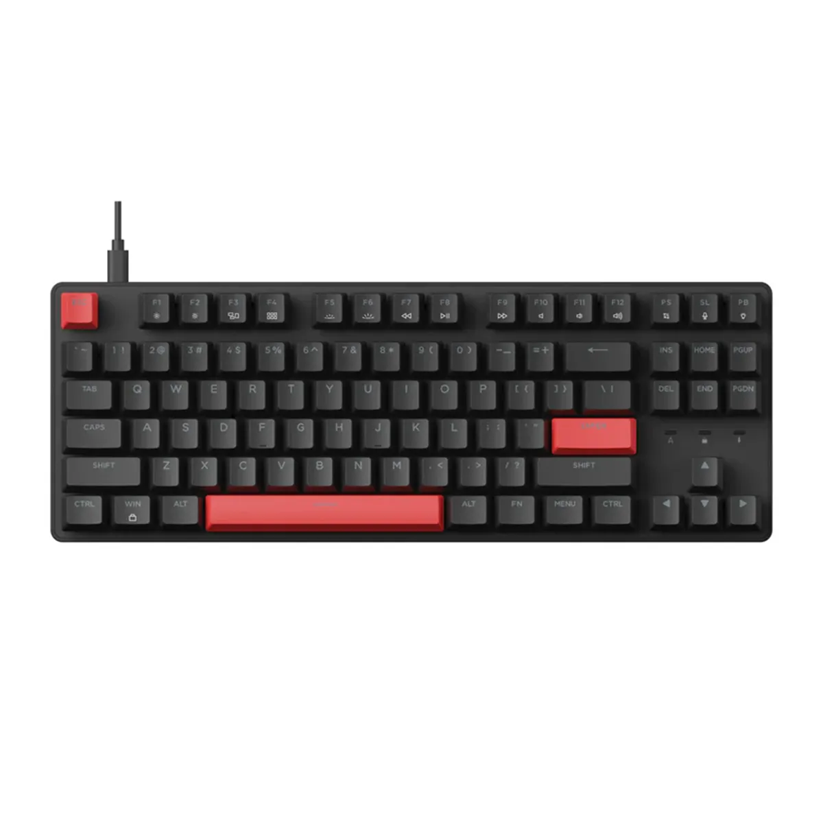 TECLADO KEYCHRON LEMOKEY X1 TKL SWITCH RED WIRED
