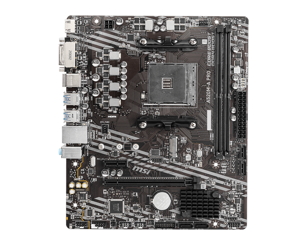 MOTHERBOARD MSI A520M-A PRO DDR4 AM4