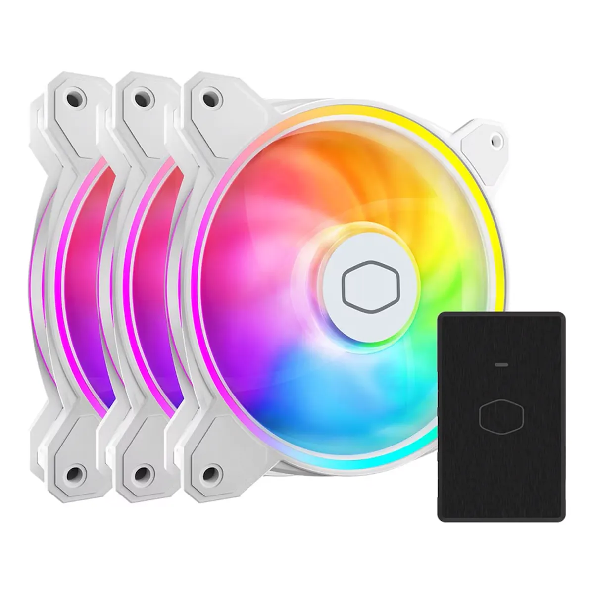 FAN COOLERMASTER MASTERFAN MF120 HALO² TRIPLE PACK WHITE