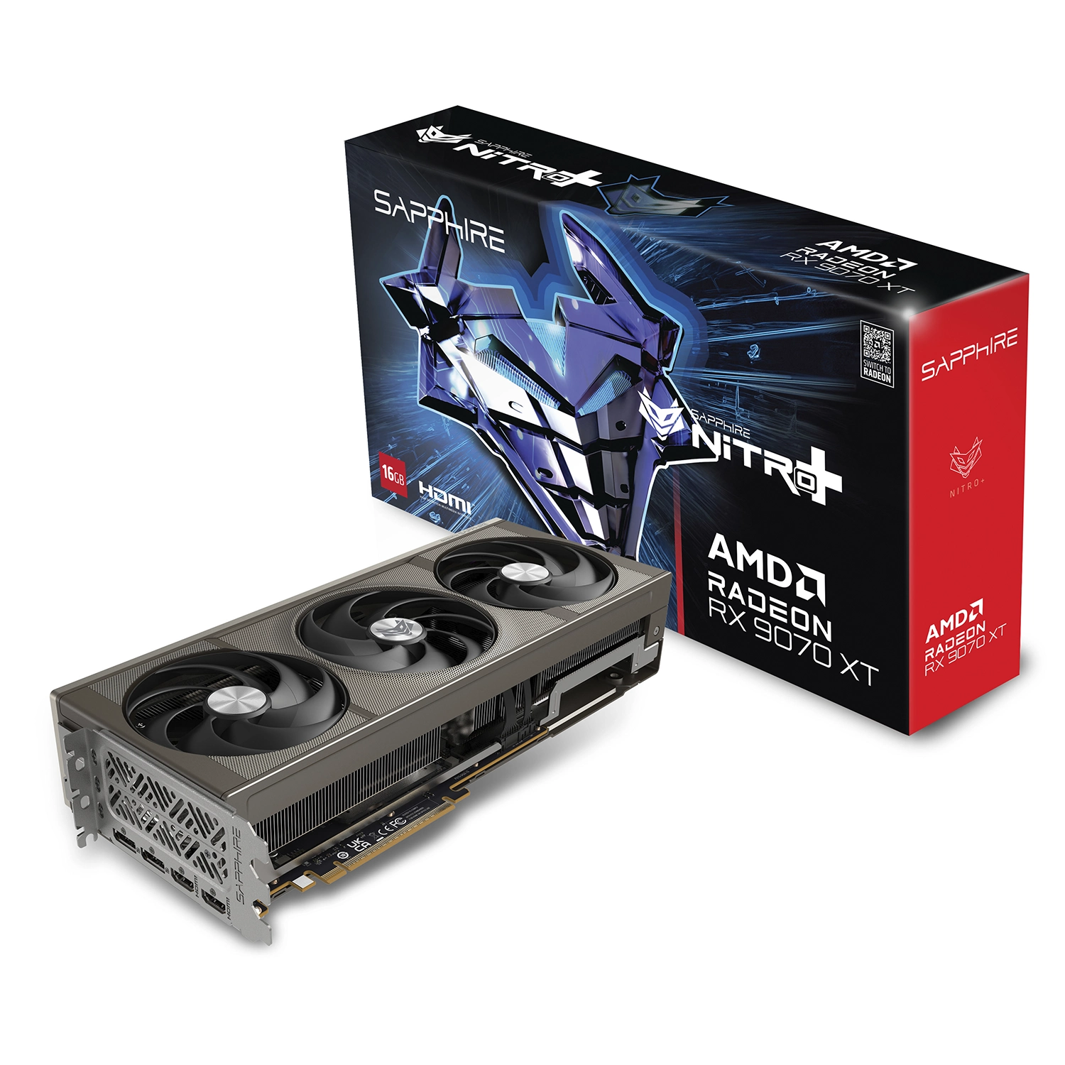 PLACA DE VIDEO SAPPHIRE RX 9070 XT NITRO+ 16GB GDDR6