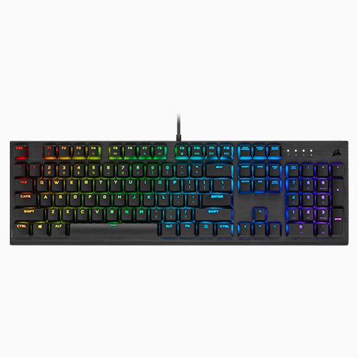 TECLADO CORSAIR K60 RGB PRO LOW PROFILE MECÁNICO