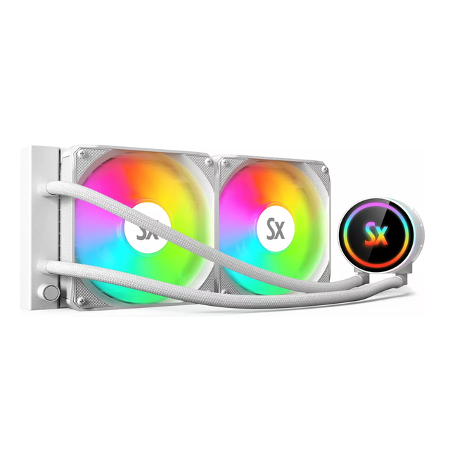 WATERCOOLER SOLARMAX WC-W240 ARGB WHITE