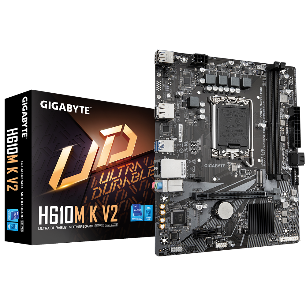 MOTHERBOARD GIGABYTE H610M K V2 DDR4 LGA1700