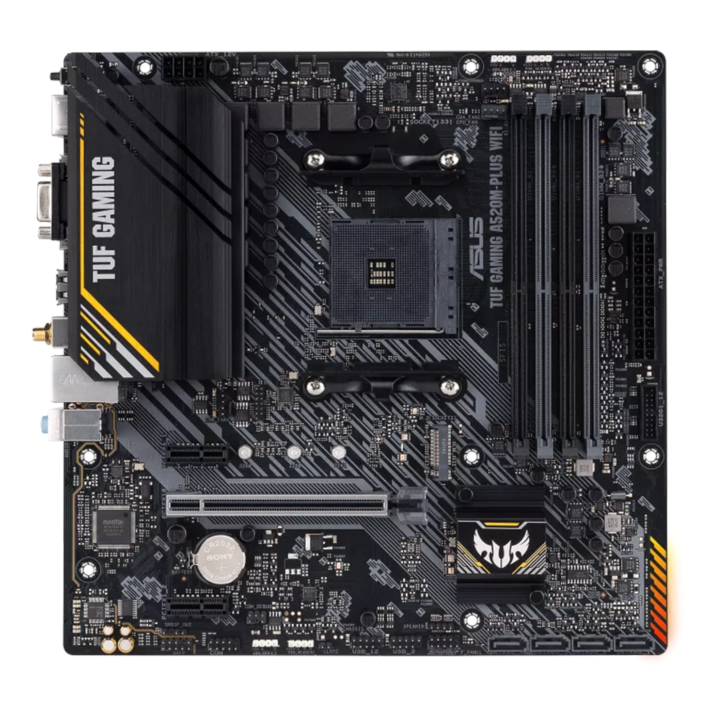 MOTHERBOARD ASUS A520M-PLUS TUF GAMING AM4 DDR4 WIFI