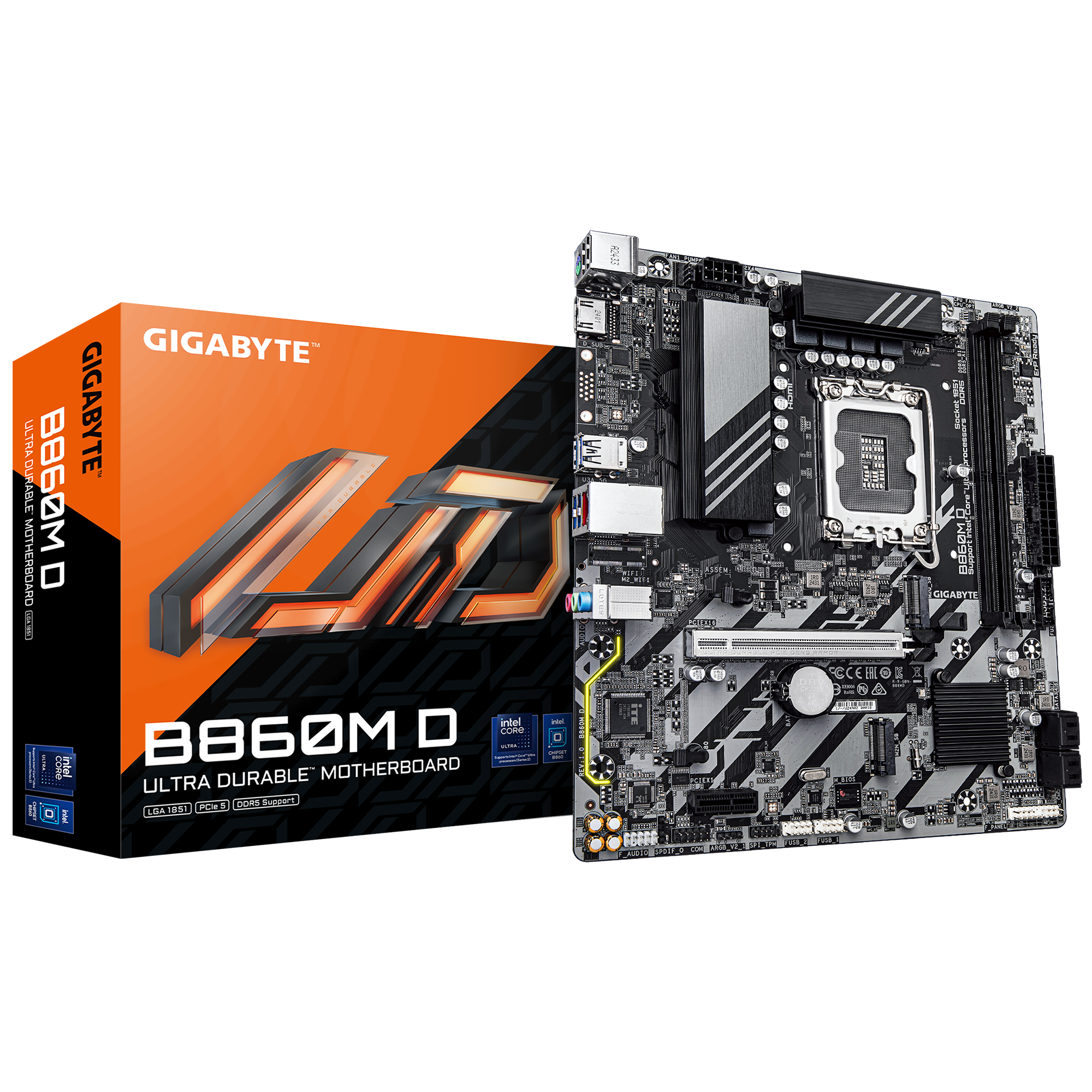 MOTHERBOARD GIGABYTE B860M D DDR5 LGA1851