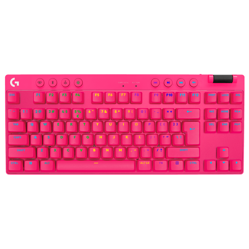 TECLADO LOGITECH G PRO X TKL LIGHTSPEED MAGENTA