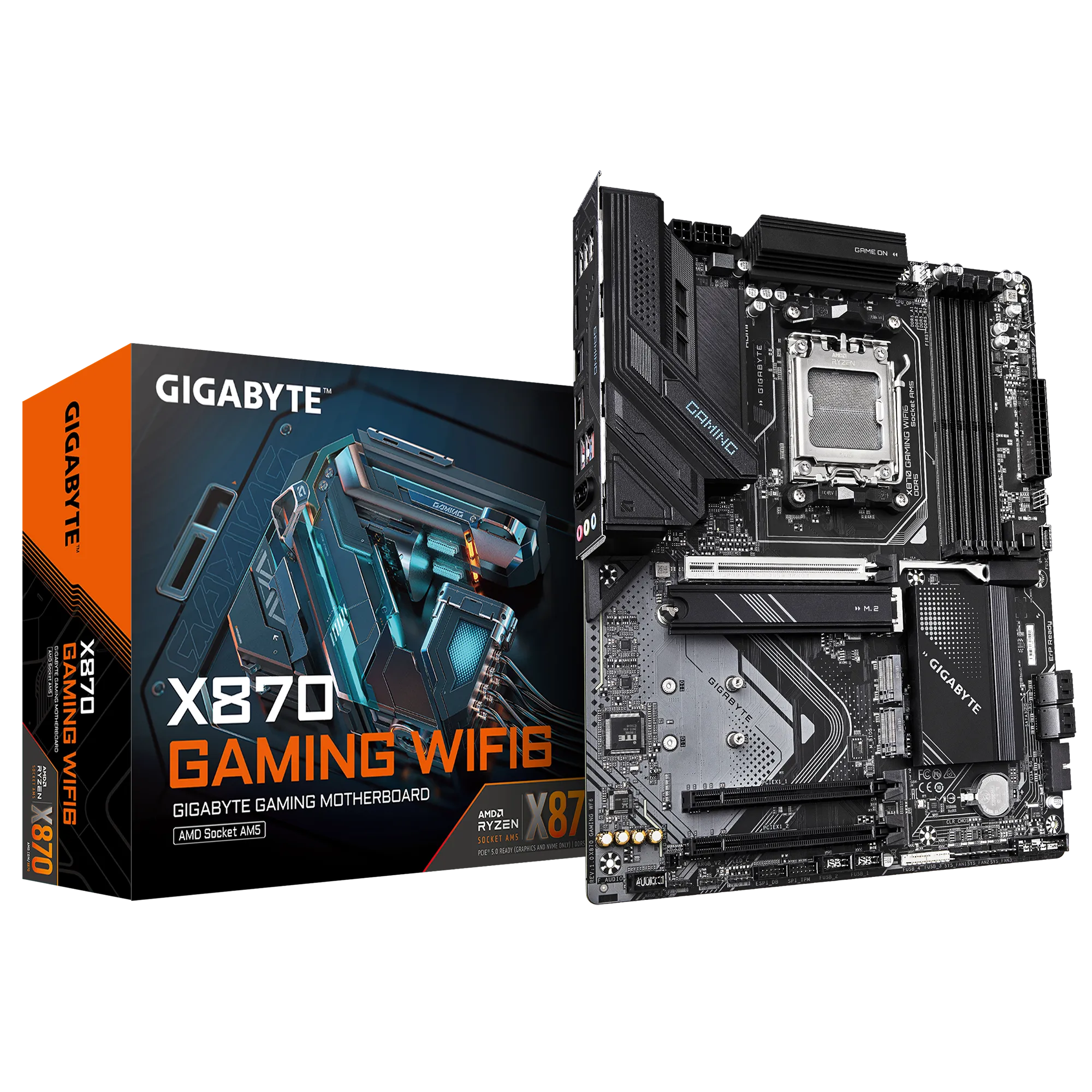 MOTHERBOARD GIGABYTE X870 GAMING WIFI6 DDR5 AM5 WIFI