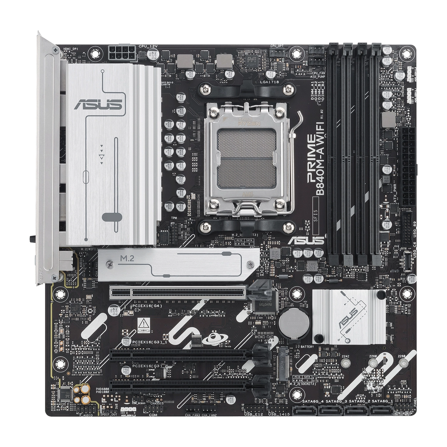 MOTHERBOARD ASUS PRIME B840M-A DDR5 AM5 WIFI