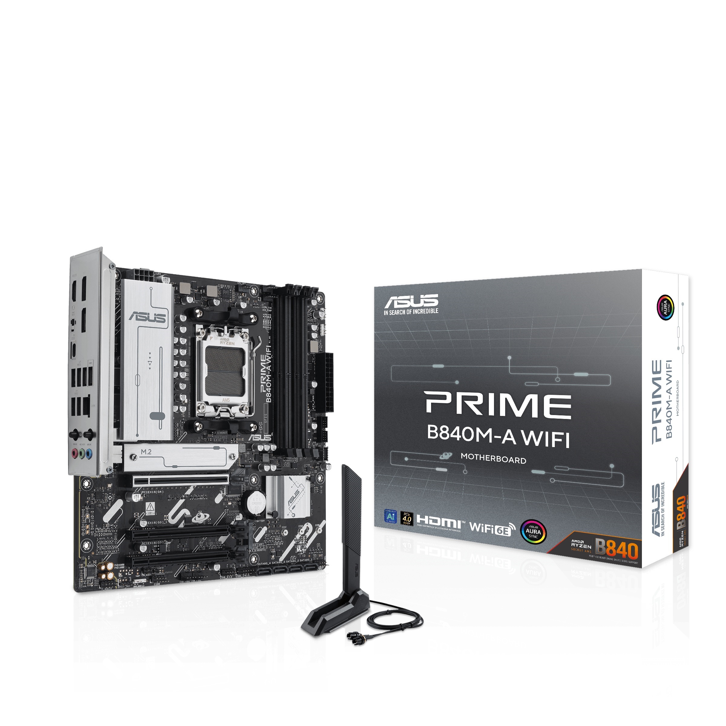 MOTHERBOARD ASUS PRIME B840M-A DDR5 AM5 WIFI