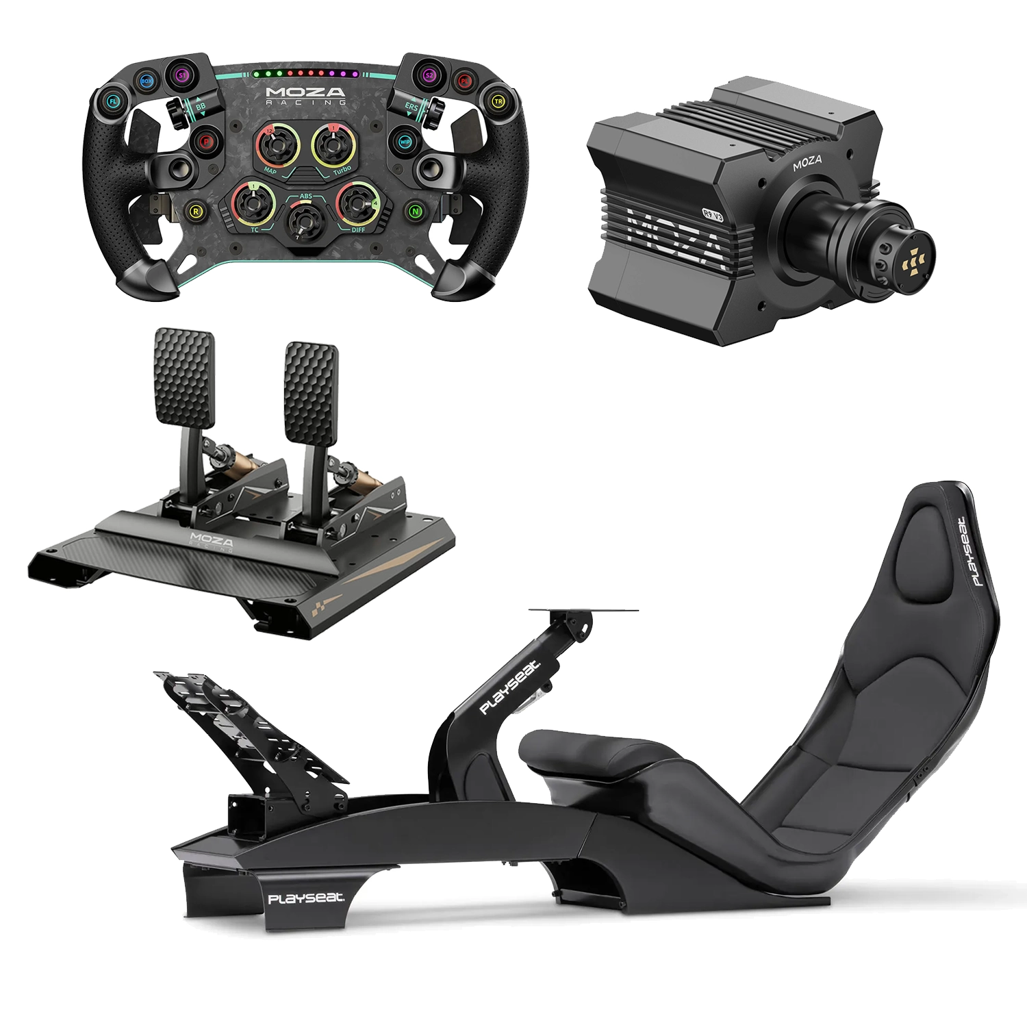 COMBO SIMULADOR PLAYSEAT FORMULA + MOZA
