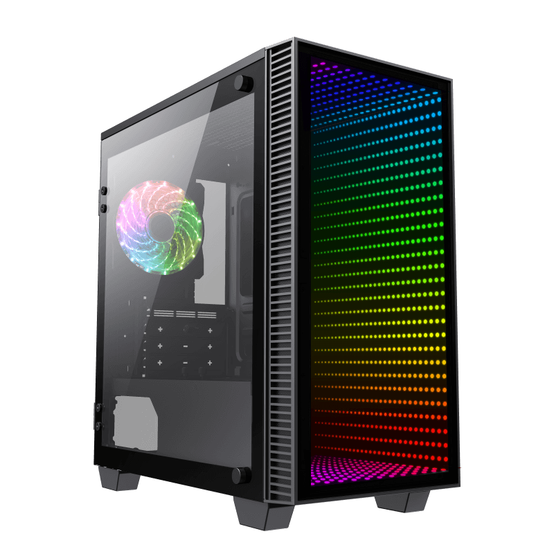 GABINETE GAMEMAX MINI ABYSS H608 RGB M-ATX