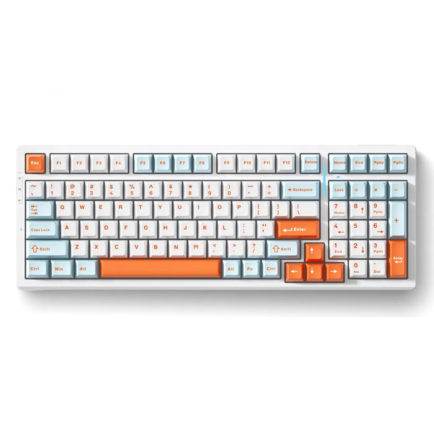 TECLADO MCHOSE G98 BLUE & ORANGE SWITCH LINEAR ICE