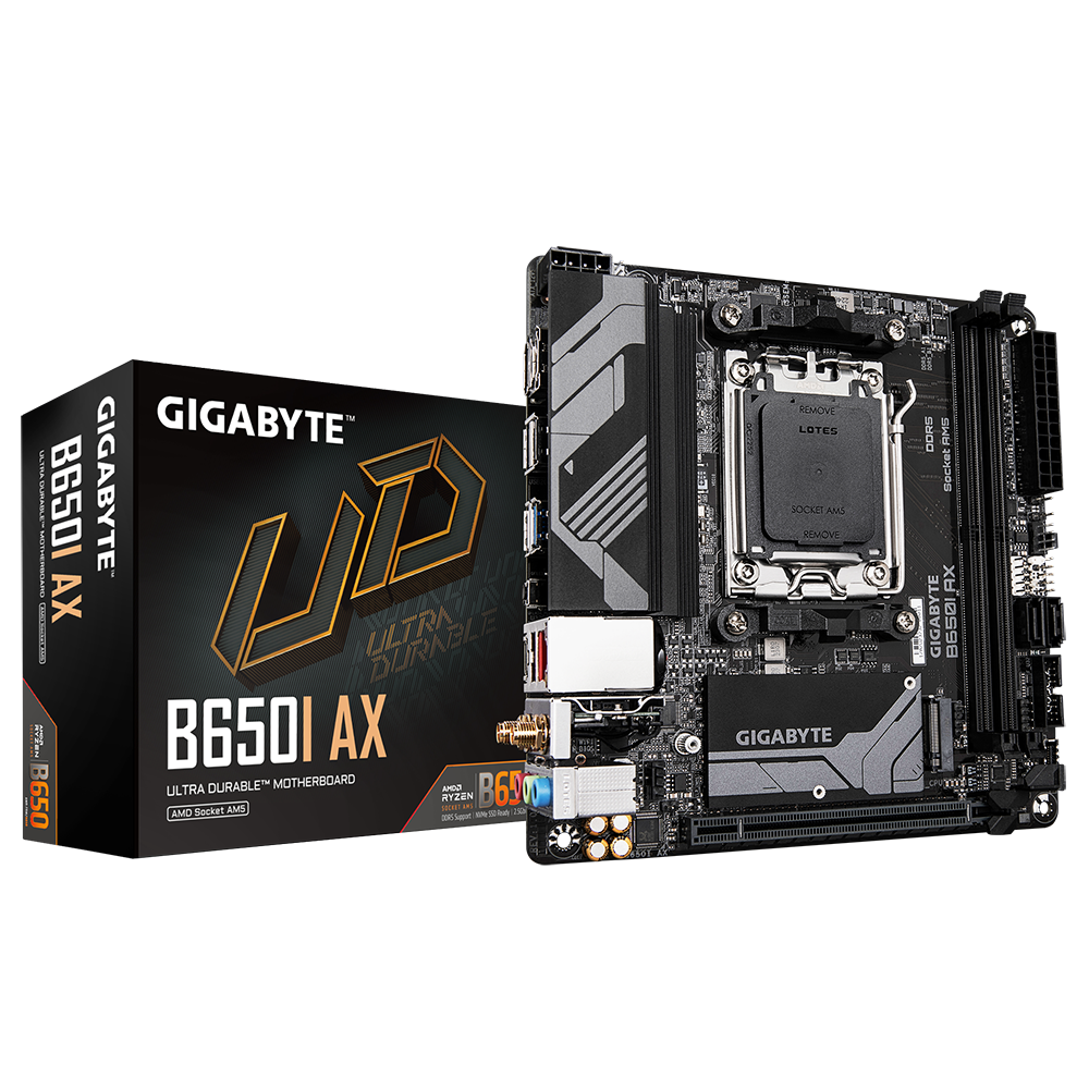MOTHERBOARD GIGABYTE B650I AX DDR5 AM5