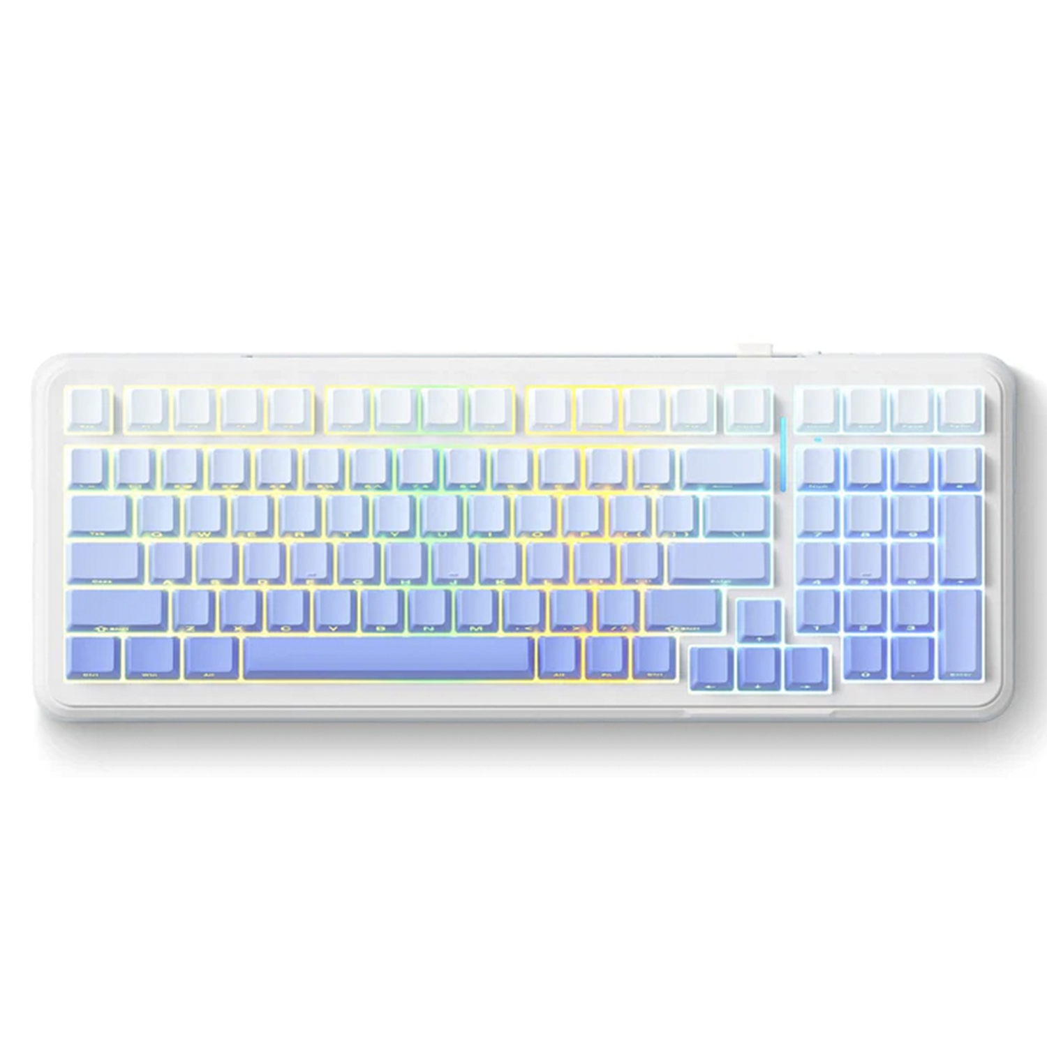 TECLADO MCHOSE K99 SIDE PRINTED KEYS GLACIER GRADIENT SWITCH ICY CREAMSICLE