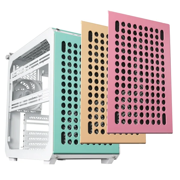 GABINETE COOLERMASTER QUBE 500 FLATPACK MACARON EDITION