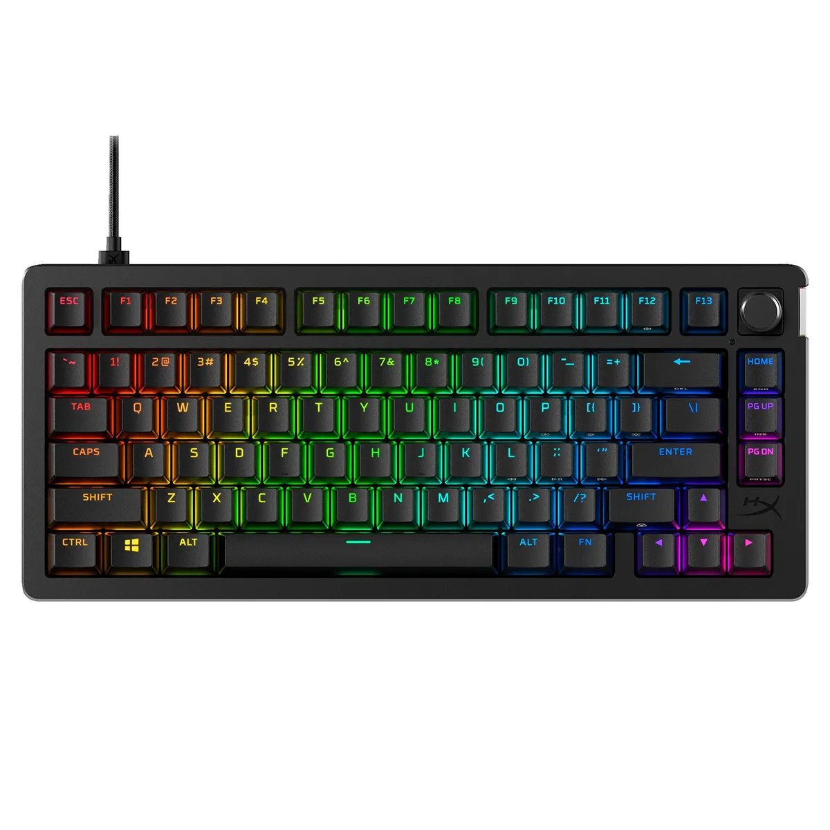 TECLADO HYPERX ALLOY RISE 75 HX RED